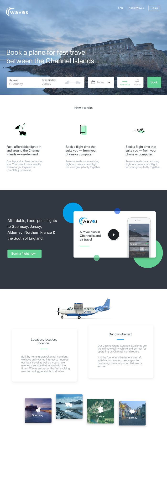 Landing page